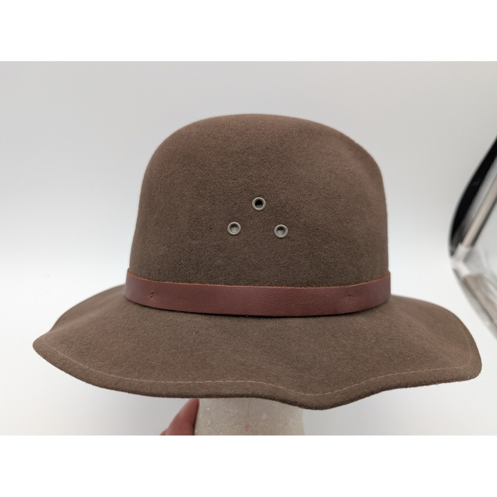 Country Gentleman Lite Felt Brown Wool Fedora Hat Water Repellent Mens